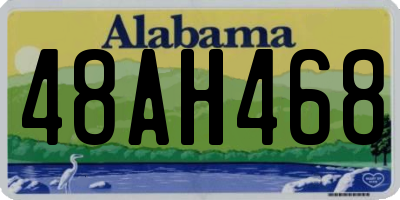 AL license plate 48AH468