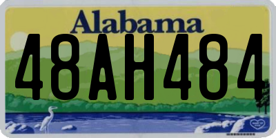 AL license plate 48AH484