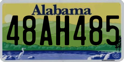 AL license plate 48AH485