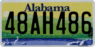 AL license plate 48AH486
