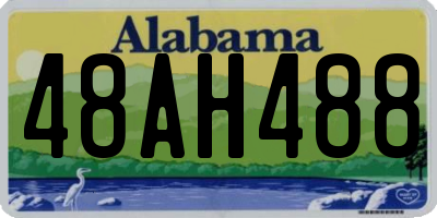 AL license plate 48AH488