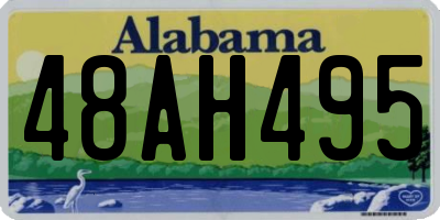 AL license plate 48AH495