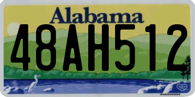 AL license plate 48AH512