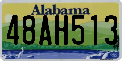 AL license plate 48AH513