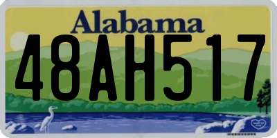 AL license plate 48AH517