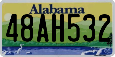 AL license plate 48AH532