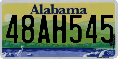 AL license plate 48AH545