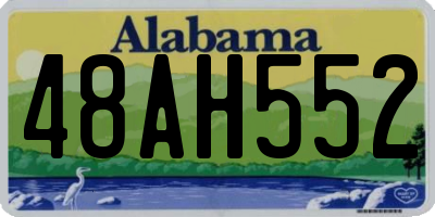 AL license plate 48AH552