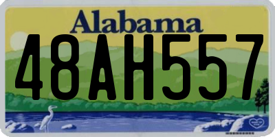 AL license plate 48AH557