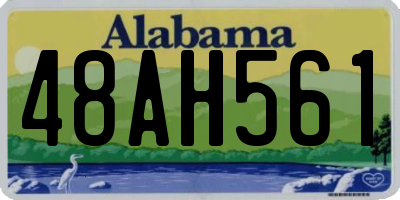 AL license plate 48AH561