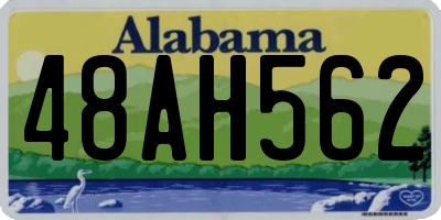 AL license plate 48AH562
