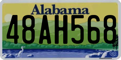 AL license plate 48AH568