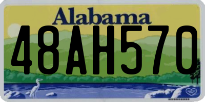 AL license plate 48AH570