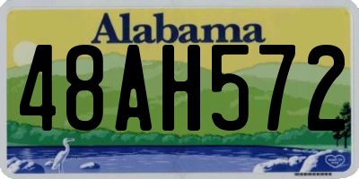 AL license plate 48AH572