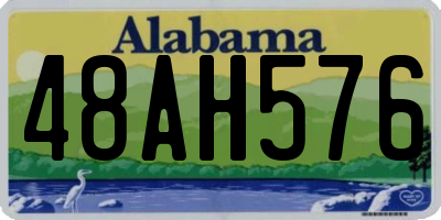 AL license plate 48AH576