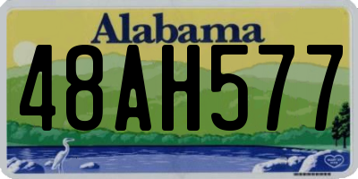 AL license plate 48AH577
