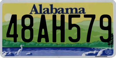 AL license plate 48AH579