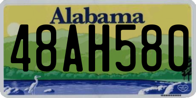 AL license plate 48AH580
