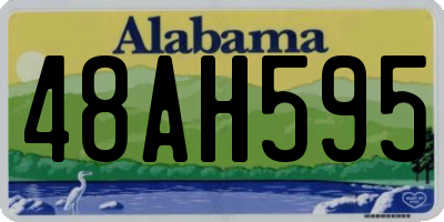 AL license plate 48AH595