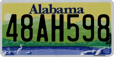 AL license plate 48AH598