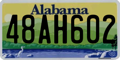 AL license plate 48AH602