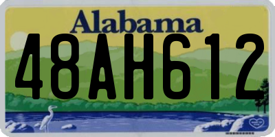 AL license plate 48AH612
