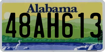 AL license plate 48AH613
