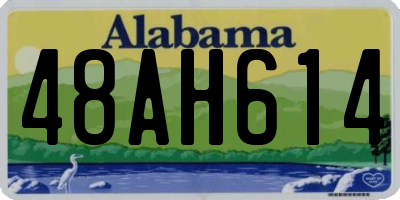 AL license plate 48AH614