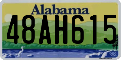 AL license plate 48AH615