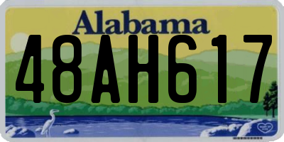 AL license plate 48AH617