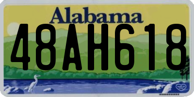 AL license plate 48AH618
