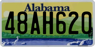 AL license plate 48AH620