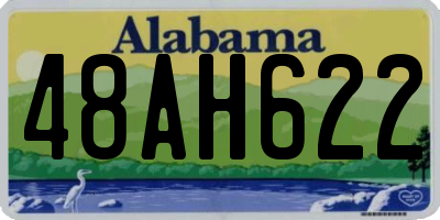 AL license plate 48AH622