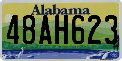 AL license plate 48AH623
