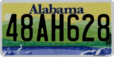 AL license plate 48AH628