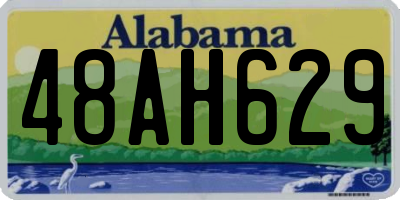 AL license plate 48AH629