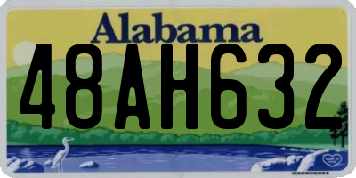 AL license plate 48AH632
