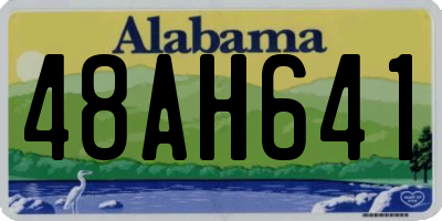 AL license plate 48AH641