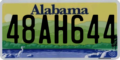 AL license plate 48AH644