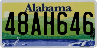 AL license plate 48AH646