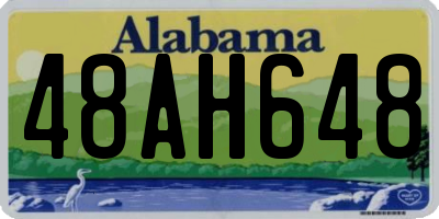AL license plate 48AH648