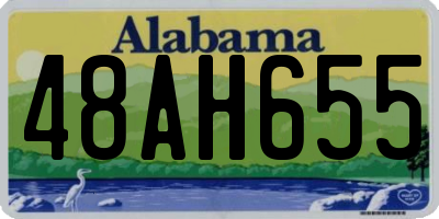 AL license plate 48AH655