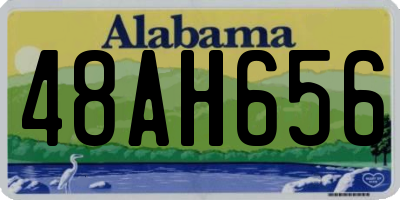 AL license plate 48AH656