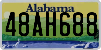 AL license plate 48AH688