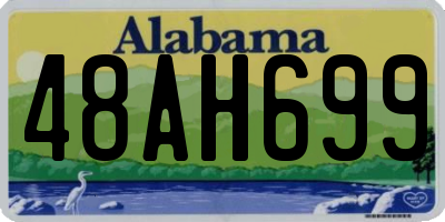 AL license plate 48AH699