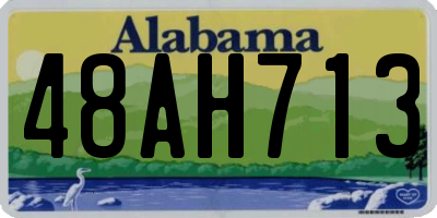 AL license plate 48AH713