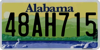 AL license plate 48AH715