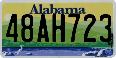 AL license plate 48AH723