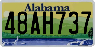 AL license plate 48AH737
