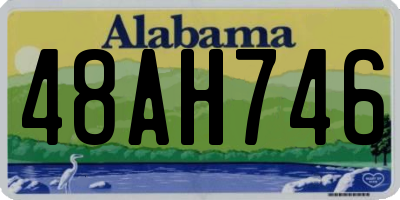 AL license plate 48AH746